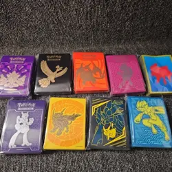 POKEMON Standard 65 Card Sleeve Pack Lot Of 9 Premium Sleeves Charizard Pikachu - Image 1