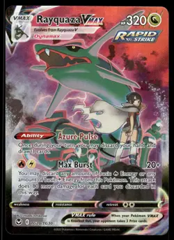 Pokemon Cards Rayquaza VMAX TG20/TG30 Silver Tempest Trainer Gallery Holo NM - Image 1