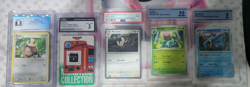 Pokemon Graded Card Lot of 5 - CGC,PSA,CC&G - English - Image 1
