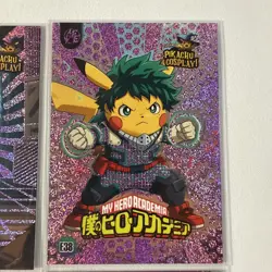 Pokemon Pikachu Cosplay FE Holiday Exclusive Foil Hits. Non Tcg Fan Art Cards. 2 - Image 4