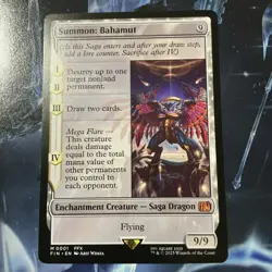Summon Bahamut Regular Final Fantasy Magic the Gathering Modern Card 0001 NP - Image 1