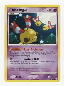 Pokemon Chingling 2 Card Lot 42/123 & 98/147 Non-Holo LP - Image 2