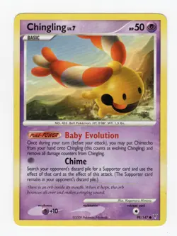 Pokemon Chingling 2 Card Lot 42/123 & 98/147 Non-Holo LP - Image 4