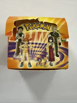 Pokemon Gym Heroes Empty Booster Box Broken Opened No Cards - Image 2