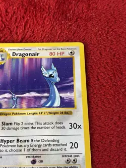 1st Edition Dragonair 018/102 Base Set (Shadowless) Wotc Pokemon Card Played - Image 3