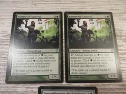 3x Karametra's Acolyte - Journey Into Nyx - NM - 2x English 1x German - OOP MTG - Image 3