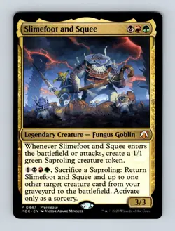 Slimefoot and Squee Prerelease March of the Machine Non-Foil MTG NM - Image 1