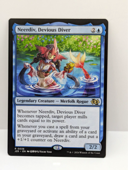 Jumpstart - Neerdiv, Devious Diver - Legendary Creature - Rare - J25 283 - Blue- - Image 1