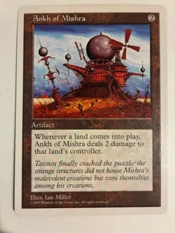 Ankh of Mishra MTG Core Set 5th Edition Regular - NEAR MINT! - Image 1