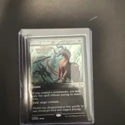 Magic: The Gathering Deadly Rollick Foil Etched Commander Masters NM - Image 1