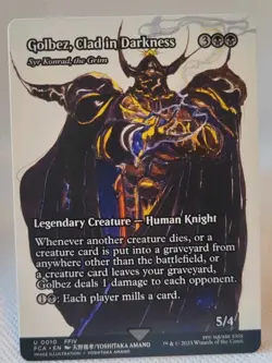 MTG | Golbez, Clad in Darkness / Syr Konrad the Grim | Final Fantasy | NM | 0010 - Image 1