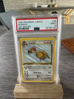 Pokemon TCG Fearow Jungle 36/64 Regular 1st Edition Uncommon PSA 9 - Image 1