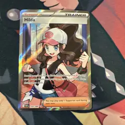 Pokemon TCG Hilda Full Art Trainer White Flare NM - Image 1