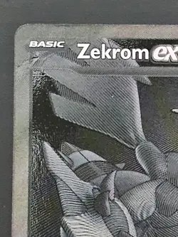 Zekrom ex 172/086 Pokemon Black Bolt Black White Rare - Damaged - Image 3