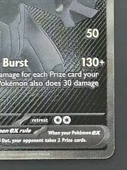Zekrom ex 172/086 Pokemon Black Bolt Black White Rare - Damaged - Image 5