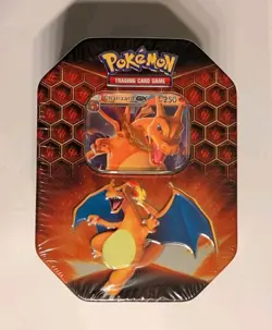 Pokemon TCG - 1st Run - 2019 HIDDEN FATES CHARIZARD GX Tin - Factory Sealed MINT 820650804816 - Image 1