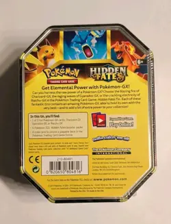Pokemon TCG - 1st Run - 2019 HIDDEN FATES CHARIZARD GX Tin - Factory Sealed MINT 820650804816 - Image 4