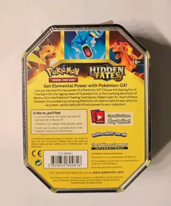 Pokemon TCG - 1st Run - 2019 HIDDEN FATES CHARIZARD GX Tin - Factory Sealed MINT 820650804816 - Image 5