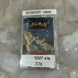 (HEAVY) Pokemon Neo Discovery Pack Unlimited - Umbreon - WOTC - 21.21 g w/ Tag - Image 2