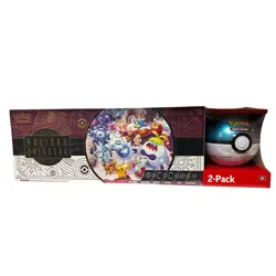 2025 Pokemon TCG Holiday Calendar + Moon Ball Pokeball COSTCO 2-Pack Sealed New - Image 1