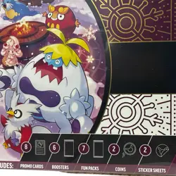 2025 Pokemon TCG Holiday Calendar + Moon Ball Pokeball COSTCO 2-Pack Sealed New - Image 2
