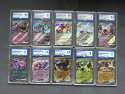 Pokemon Ex Graded Bundle Lot Of 10 Slabs - Image 1