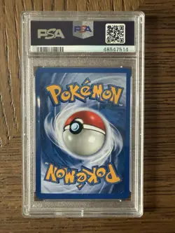 2000 Pokemon Neo Genesis Ampharos 1st Edition Holo Rare #1 PSA 9 Mint w/ Swirl - Image 2