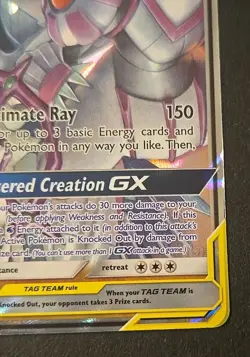 2019 Pokemon Sun Moon Cosmic Eclipse Arceus Dialga Palkia Tag Team Holo #156/236 - Image 5