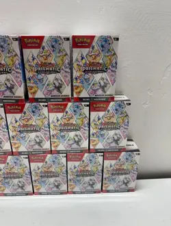 Pokemon Prismatic Evolutions 8.5 Booster Bundle Lot Of 12 Boxes Sealed Brand New - Image 3