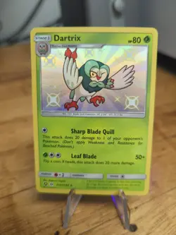 Dartrix SV3/SV94 Baby Shiny Hidden Fates Pokemon TCG Near Mint NM - Image 1
