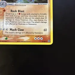 Armaldo 3/108 Power Keepers Holo Pokemon - Image 4