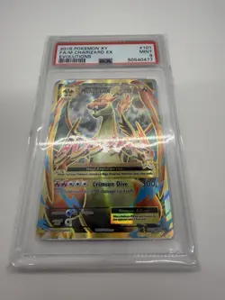 PSA 9 MINT Full Art/M Mega Charizard EX 2016 Pokemon XY Evolutions 101/108 - Image 4