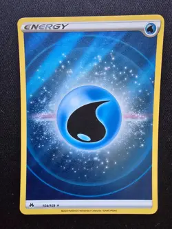Water Energy - 154/159 - Crown Zenith - Texture full art Holo - Pokemon - Image 1