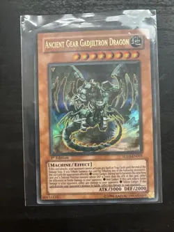 YuGiOh Ancient Gear Gadjiltron Dragon 1st Ed Structure Deck #SD10-EN001 OC2962 - Image 1