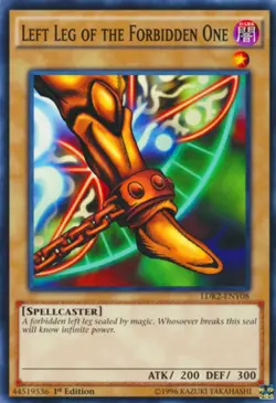 Yugioh! MP Left Leg of the Forbidden One - LDK2-ENY08 - Common - 1st Edition Mod - Image 1