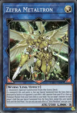 Zefra Metaltron - Super Rare 1st Edition EXFO-EN097 - NM - YuGiOh - Image 1