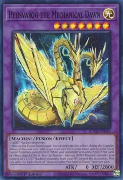 Heosvarog the Mechanical Dawn - ROTA-EN035 - Super Rare - 1st Edition - Lightly - Image 1
