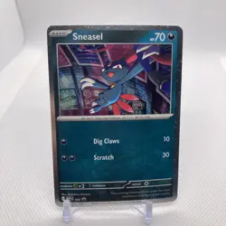 Pokemon TCG Phantasmal Flames Sneasel Promo Card MEP 020 NM/M - Image 1