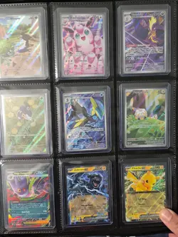 Pokemon Binder Collection Scarlet Violet Cards All Near Mint Excellent Condition - Image 1