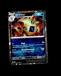 NM pokemon Miscellaneous Cards & Products Holo Promo Tyranitar - (Cosmo Foil) 13 - Image 1