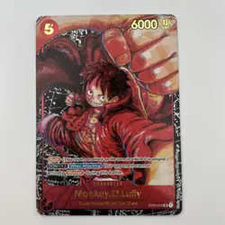 One Piece TCG Card Monkey D.Luffy ST01-012 OP05 1st Anniversary English - MINT - Image 3