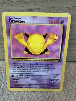 Pokemon TCG Drowzee Team Rocket, Card 54/82, Regular LP - Image 1