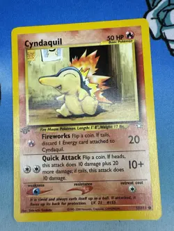 Cyndaquil 57/111 1st Edition Neo Genesis WOTC Pokemon Card - Image 1