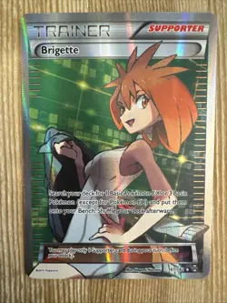 Brigette 161/162 BREAKthrough Full Art Ultra Rare Pokemon Card NM/VLP - Image 1