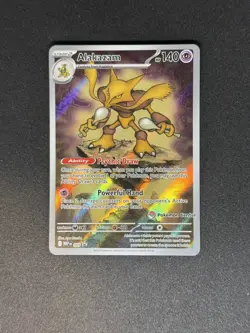 Alakazam MEP 009 Pokemon Center Stamped Promo Card NM Pokemon TCG English - Image 1