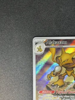 Alakazam MEP 009 Pokemon Center Stamped Promo Card NM Pokemon TCG English - Image 3