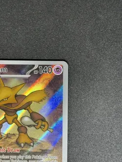 Alakazam MEP 009 Pokemon Center Stamped Promo Card NM Pokemon TCG English - Image 4