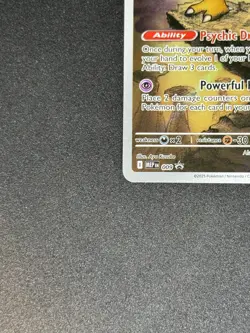 Alakazam MEP 009 Pokemon Center Stamped Promo Card NM Pokemon TCG English - Image 5