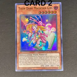 YuGiOh Toon Dark Magician Girl DUPO-EN041 1st Edition Ultra Rare [LP] - Image 5