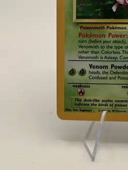 Pokemon TCG Venomoth Holo Rare Card 13/64 Unlimited Jungle Edition 1999 - Image 5